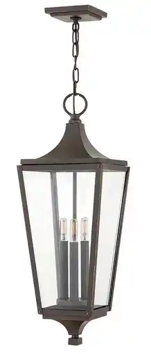 Walmart Hinkley Lighting - Jaymes - Three Light Outdoor Hanging Lantern in Traditional offer