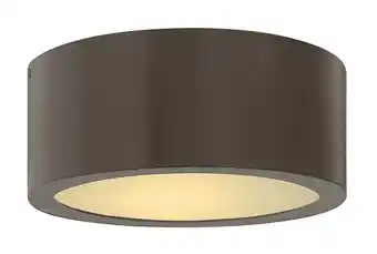 Walmart Hinkley Lighting - Luna - 8W LED Small Outdoor Flush Mount in Modern Style - 8 offer