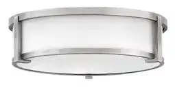 Walmart Hinkley Lighting - Three Light Flush Mount - Foyer - Lowell - 21W 3 LED Large offer