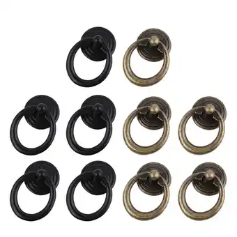 Walmart 10 Sets Gold Knob Single Hole Round Handle Knobs for Furniture Vintage Handles offer