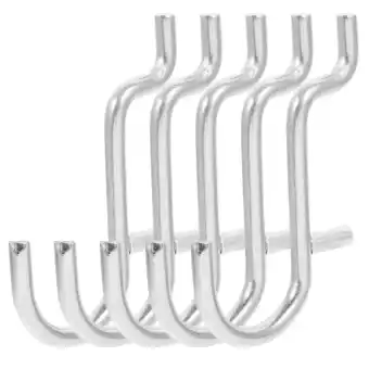 Walmart Diekin 20pcs Metal Pegboard Hooks Pegboard Key Tools Hangers Small Tools Utility Display Hooks offer