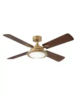 Walmart Hinkley Lighting 903254F-Lid Collier 54 4 Blade Indoor Led Smart Ceiling Fan - Brass offer