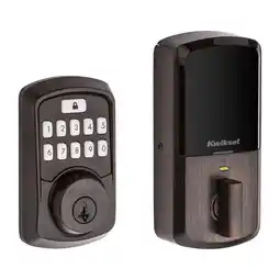 Walmart Kwikset Aura Bluetooth Keypad Smart Lock Featuring SmartKey Security ,Venetian Bronze offer