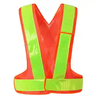 Walmart Reflective , Bright Neon Color with Reflective Strips, 2 Colors Available - Orange B offer