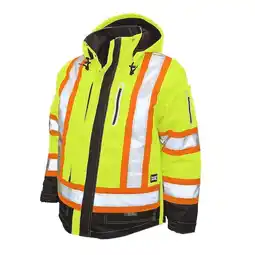 Walmart Tough Duck Hi-Vis Parka,Flo Green,L Size S18711 offer