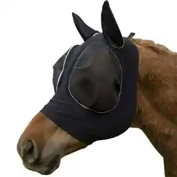 Walmart Yoloke Fine Mesh Horse Equine Fly Mask with Ears UV Protection Teal Full offer