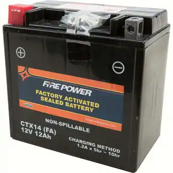 Walmart Yuasa CTX14 FA Sealed Factory Activated Battery Ctx14 offer