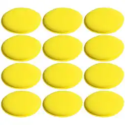 Walmart VERMON 12Pcs Car Vehicle Detailing Care Wax Polishing Applicator Cleaning Sponge Pads offer