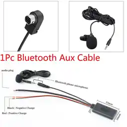 Walmart For Alpine/Jvc Ai-Net Kca-121B Stereo Aux Wireless Cable Adapter with Microphone offer