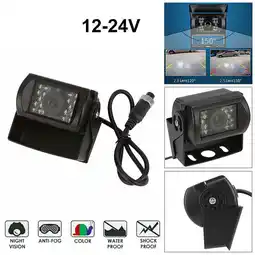 Walmart 12-24V 4Pin Heavy Duty RV Truck Trailer IR Rear View Waterproof Reversing Camera offer