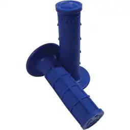 Walmart ODI Ruffian MX Single-Ply Half Waffle Blue Handlebar Grips (H01RFU) offer