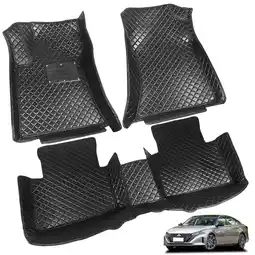 Walmart Customed For 2019-2022 Nissan Altima 3D Car Floor Mats 1st & 2nd Row Floor Mats Faux Leather offer