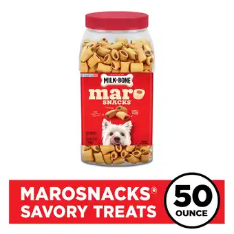 Walmart Milk-Bone MaroSnacks Dog Snacks - Small, 50-Ounce (Packaging May Vary) offer