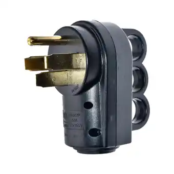 Walmart Baoblaze 50 Amp Male RV Plug NEMA 14-50P Durable Ergonomic Designed Handle Heavy Duty offer