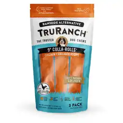 Walmart TRURANCH All-Natural Rawhide Alternative Dog Treats, Large Roll 3 Pack offer