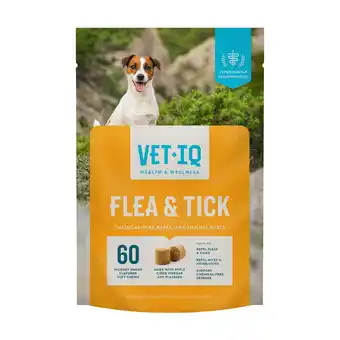 Walmart VetIQ Flea & Tick Supplement for Dogs, Hickory Smoke Flavored Chews, 60 Count offer