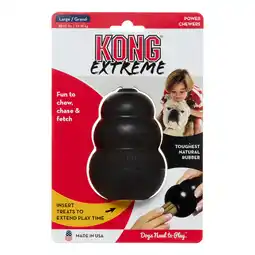 Walmart KONG Extreme Dog Toy, Black, Large offer