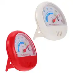 Walmart 2 Pcs Plastic Thermometers Fridge Thermometers Freezer Temperature Gauge offer