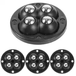 Walmart Eease 4pcs Caster Wheel 4-ball Storage Case Caster Trash Can Wheel Adhesive Caster Wheel offer