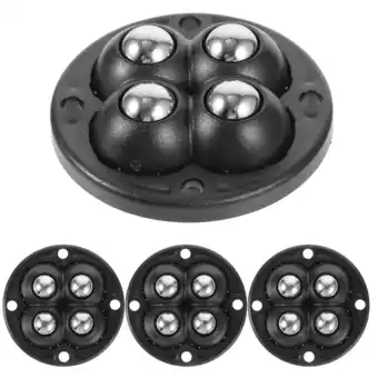 Walmart Eease 4pcs Caster Wheel 4-ball Storage Case Caster Trash Can Wheel Adhesive Caster Wheel offer