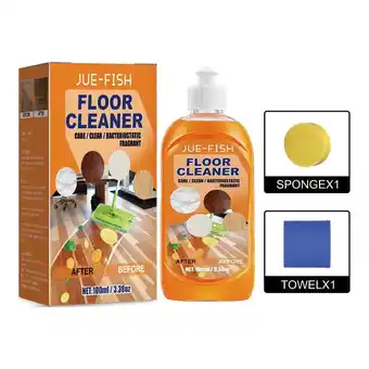 Walmart YOLOKE Plant-Based Multi-Surface Floor Cleaner and Polish - 100ml with Cloth and Sponge offer