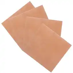 Walmart Eease 4 Sheets Copper Sheets High Hardness Copper Sheet Metal Sheets for Crafting Jewelry offer