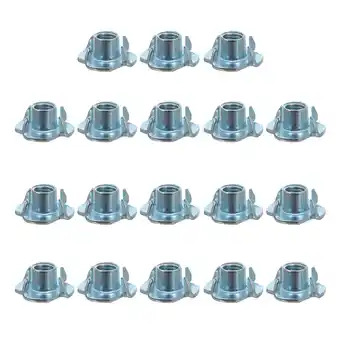 Walmart 18 Pcs Nut Four Claw Nail Home Screw Nut Iron Flange Plate Nut Simple Design Round Base Nut offer