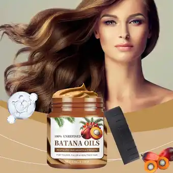 Walmart Unrefined Batana Oil for Hair Health Helps with Frizz Split Ends Texture offer