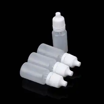 Walmart yelldesk Deals 50PCS 10ml Empty Plastic Squeezable Dropper Bottles Eye Liquid Dropper offer