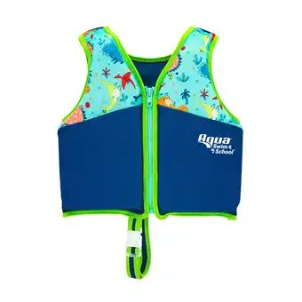 Walmart Swim School Blue Youth Sharks and Octopus Swim Training Vest, Size Medium-Large, Ages 4-6 Years offer