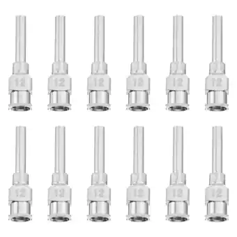 Walmart 12Pcs Dispensing Stainless Steel Tip Lock Applicator Industrial Dispenser for Refilling E- Inks 12G offer