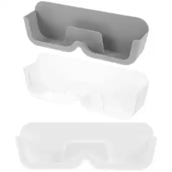 Walmart 3pcs Sunglasses Holder Wall Adhesive Glasses Organizer Multi-use Sunglasses Storage Case offer