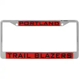 Walmart WinCraft Portland Trail Blazers Laser Inlaid Metal License Plate Frame offer