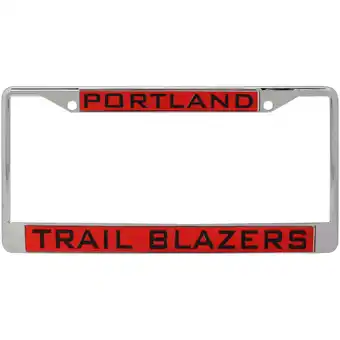 Walmart WinCraft Portland Trail Blazers Laser Inlaid Metal License Plate Frame offer