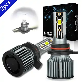 Walmart For Ford edge 2011 2012 2013 2014 LED Headlight Bulbs 9012 Long Life Bulb, Plug and Play, 2pcs offer