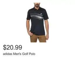 Costco adidas Men's Golf Polo offer