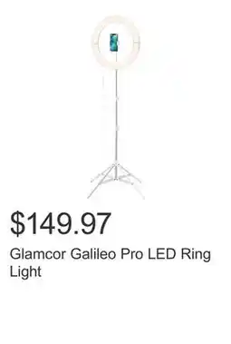 Costco Glamcor Galileo Pro LED Ring Light offer