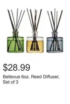 Costco Bellevue 6oz. Reed Diffuser, Set of 3 offer