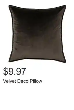 Costco Velvet Deco Pillow offer