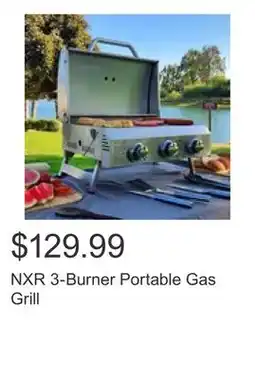 Costco NXR 3-Burner Portable Gas Grill offer