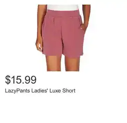 Costco LazyPants Ladies' Luxe Short offer