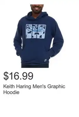 Costco Keith Haring Men's Graphic Hoodie offer