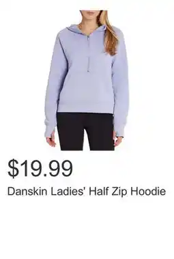 Costco Danskin Ladies' Half Zip Hoodie offer