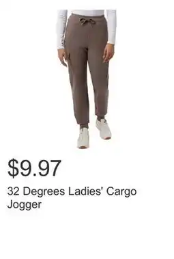 Costco 32 Degrees Ladies' Cargo Jogger offer