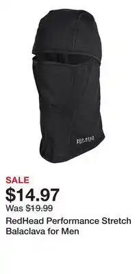 Cabela's RedHead Performance Stretch Balaclava for Men offer