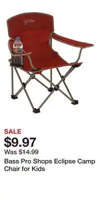 Cabela's Bass Pro Shops Eclipse Camp Chair for Kids offer