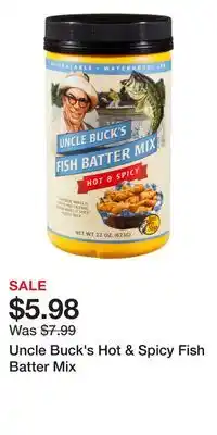 Cabela's Uncle Buck's Hot & Spicy Fish Batter Mix offer