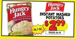 Ollie's INSTANT MASHED POTATOES offer