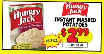 Ollie's INSTANT MASHED POTATOES offer