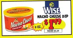 Ollie's WISE NACHO CHEESE DIP offer